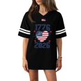 thumbnail image 4 of 250 Years 1776-2026 250th Birthday Eagle T-Shirt for Celebrate 250th Anniversary of America Patriotic Veteran Tee 250 Short Sleeved Top for Woman, 4 of 7