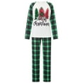 thumbnail image 5 of Hirigin Christmas Matching Pajamas Christmas Tree Print Long Sleeve Shirt and Elastic Plaid Pants Set Loungewear Soft Sleepwear, 5 of 8