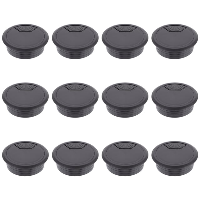 MasteelfCA 12Pcs Desk Cable Wire Grommet PC Computer Desk Cable Hole Cover Organizers