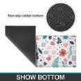 thumbnail image 6 of Pioneer Flower Floral Print Pattern Kitchen Rugs Sets Of 2, Anti Fatigue Non Slip Washable Floor Mats for Kitchen Sink Laundry, 17X30 Inch + 17X47 Inch, 6 of 6