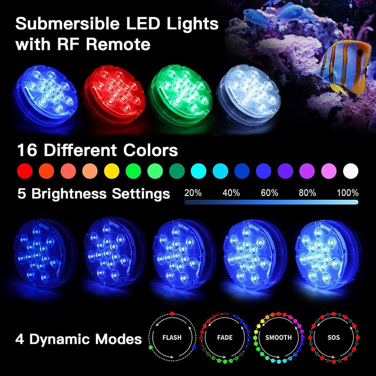 Submersible Led Pool Lights Submersible LED Lights, Underwater Led ...