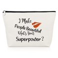thumbnail image 1 of Bolsa de maquillaje Gevody para artista de maquillaje, regalo para mujer, 25 x 17 cm, 1 of 7
