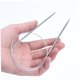 thumbnail image 4 of UPOUART Agujas Circulares Para Tejer En Acero Inoxidable Duraderas Y Ligeras Color Plata, 4 of 8