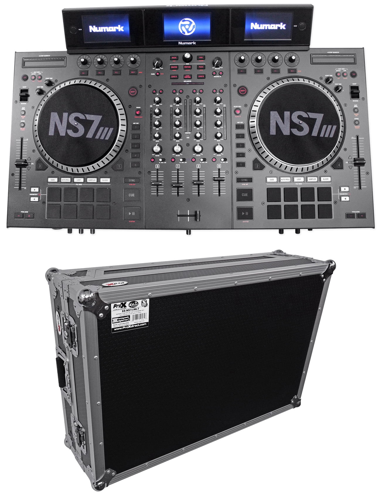 Numark NS7III Four Deck Serato DJ Controller w/ Serato DJ Software