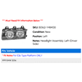 thumbnail image 2 of Left Headlight Assembly - Compatible with 1998 BMW 323is, 2 of 2
