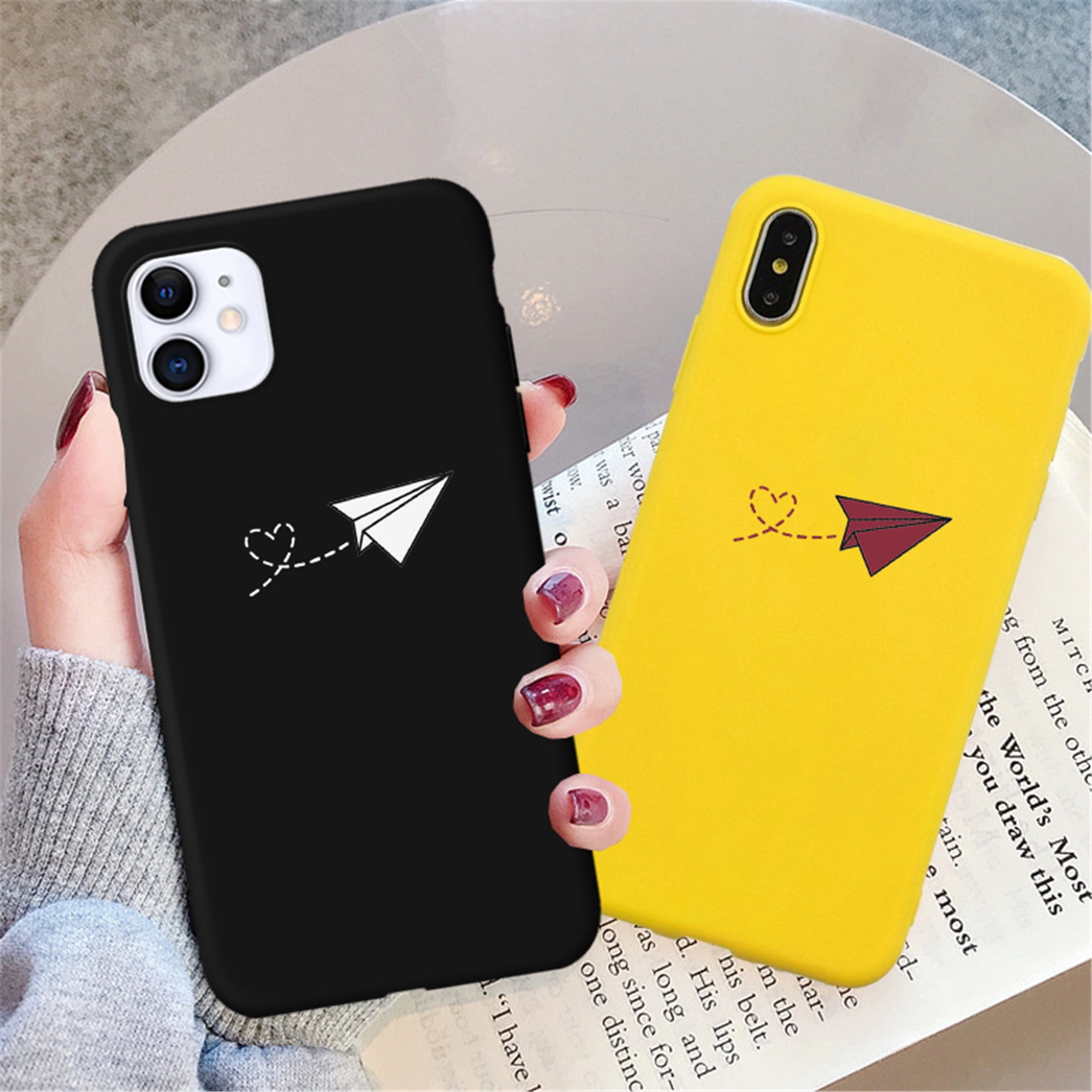 for iPhone XS Max Case,Funny Paper Airplane Phone Cover for iPhone XS Max -  