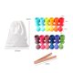 thumbnail image 2 of Juguete de clasificación de colores Juego de clasificador de madera tazas Juguete Montessori Juego de huevos y tazas de madera Juego de, 2 of 9