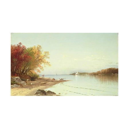 Narragansett Bay Rhode Island - Narragansett Bay, Autumn, Rhode Island Print Wall Art By Alfred Thompson Bricher