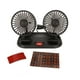 thumbnail image 1 of Ventilador de refrigeración para coche de 5V, puerto USB, doble cabezal, silencioso, circulador de aire portátil giratorio de 360 ° para camión, furgoneta, SUV, RV, ATV, barco, 1 of 8