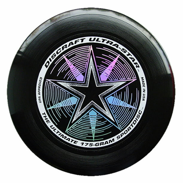 ULTRA-STAR 175g Ultimate Frisbee Disc - BLACK - Walmart.com