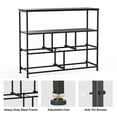 thumbnail image 2 of ZUNMOS TV Stand with 5 Drawer Dresser Open Shelves, Fits TV up to 45 Inches, Black, 2 of 9