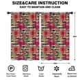 thumbnail image 2 of Blackout Kids Curtains,Pioneer Flower Floral Print Pattern Childrens Insulated Curtains Set Of 2,Bedroom Essentials,Toddler Room Decor 52"x84", 2 of 5