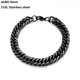 thumbnail image 1 of 316L Stainless Steel Cuban Chain Bracelet for Men Women Figaro Vintage Metal Viking Kpop Pulseras Emo Cute Luxury Jewelry Gift, 1 of 5