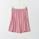 thumbnail image 1 of Puntoco Pantalones cortos casuales para mujer, pantalones cortos holgados y ajustados de pierna ancha con cintura elástica y bolsillos para el hogar, 1 of 4