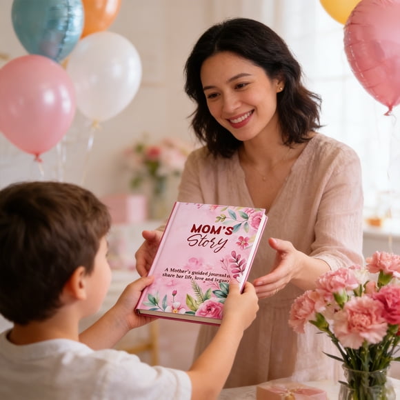 ddioayh Guided Journal for Mothers with Prompts to Capture Cherished Memories Parenting Wisdom and Heartfelt Advice Perfect Mother's Day Keepsake Gift