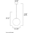 thumbnail image 4 of Maxim Lighting - One Light Pendant - Single Pendant - Vesper-1 Light, 4 of 4