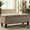 Tan, variant on HomePop Large Storage Bench with Nailhead Trim, 42"W x 18"D x 18"H, Tan