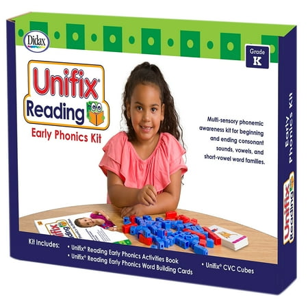 UPC: 0706406118614 | Didax Unifix Reading Early Phonics Activity Kit  Kindergarten