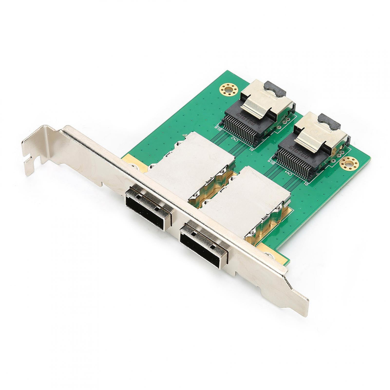 Adapter Card Mini SAS 6 GB/s Internal External Electronic Transfer H0305 MINISAS SFF-8087 to SFF-8088 Adapter with Alloy Fixing Frame 