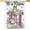 Purple Cross, variant on He is Risen Easter Christian Decorative House Flag, Religious Cross Lamb Lily Flower Garden Yard Outside Decorations, Spring Leaves Butterfly Outdoor Large Home Decor Double Sided 28 x 40