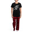 thumbnail image 4 of CafePress - Lots Of Rats Women's Dark Pajamas - Women's Short Sleeve Print T-Shirt and Pants Dark Cotton Pajama Set, 4 of 7