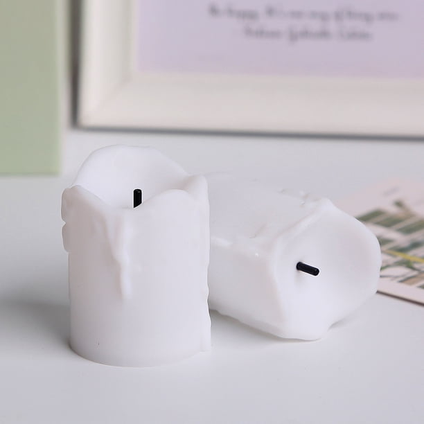 Lámpara de vela de simulación electrónica LED para cenas festivas, bodas, bares, lágrimas, artesanías, velas para bodas, lámparas de velas