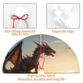 thumbnail image 4 of Sikiie Seaside Sunset Cool Dragon 30-48 inches {designName} Print Christmas Tree Skirt Snowman Xmas Tree Skirt with Edge Christmas Decorations for Holiday Party48", 4 of 7