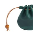 thumbnail image 2 of Monedero multiusos Zulema bolso para disfraz de cordón duradero PU suave verde 11 cm x 12 cm, 2 of 8
