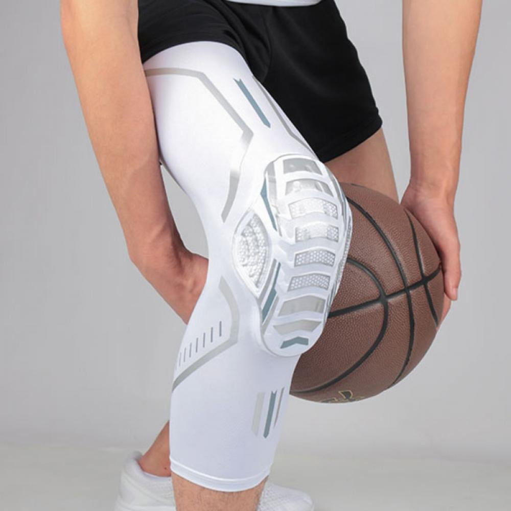 Sports Knee Pad Goneycomb Long Leg Support Basketball Football Guards Brace New 