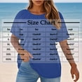 thumbnail image 3 of CHGBMOK Womens Tops Dressy Casual Pleated Tunic Shirts Summer Crew Neck Blouse,Sizes L-5XL, 3 of 6
