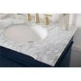 thumbnail image 4 of Elegant Decor Wesley 72" Steel and Solid Wood Double Bathroom Vanity Set in Blue, 4 of 8