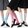 thumbnail image 6 of CoCoMangos Slouch Socks Pack For Women 80s Retro Scrunch Knee High Socks Long Slouchy Stacked Ribbed Boot Socks for Women Girls, 6 of 7