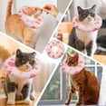 thumbnail image 7 of Minzimin 1Pack Cat Cone Collar Soft, Adjustable Cat Recovery Collars Spay Cones to Stop Licking, Cute Donut E Collar After Surgery, Anti-Lick Wound Healing Elizabethan Collar for Kittens, 7 of 7