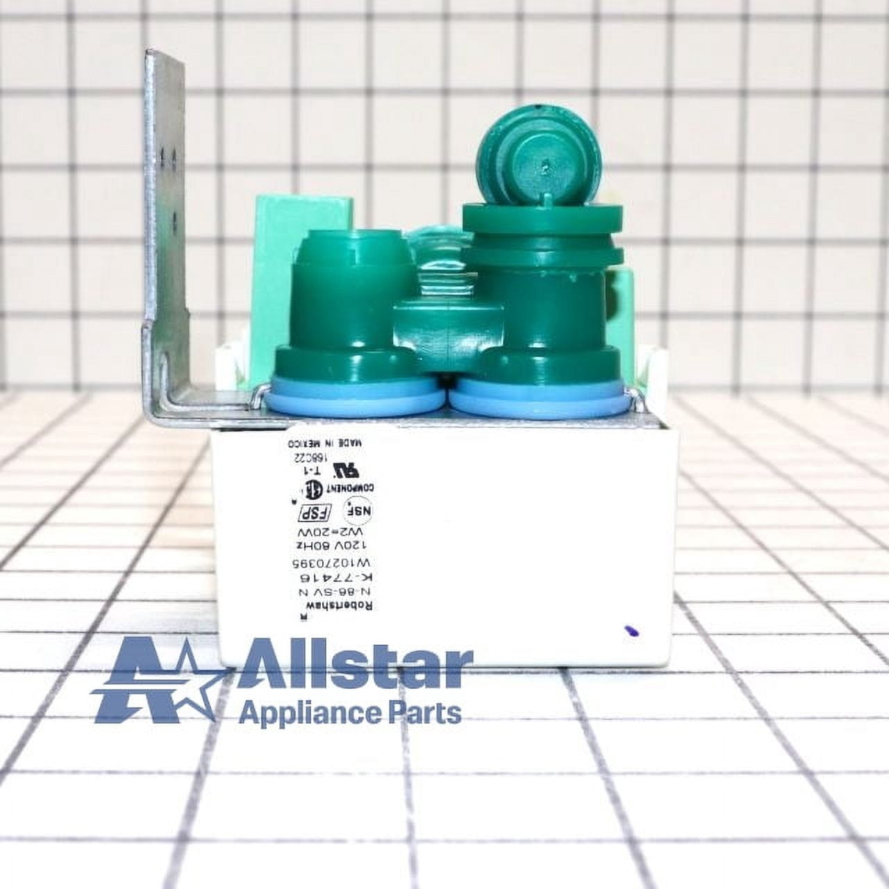 Whirlpool Refrigerator Water Inlet Valve WPW10270395