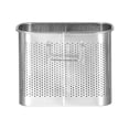 thumbnail image 1 of Stainless Steel Double Compartment Hanging Chopsticks Drainer Kitchen Utensil Holder & Organizer For Chopsticks & Utensils Dish Drying Rack Large Corner Strainers for Kitchen Sponge Holder Kitchen, 1 of 4