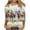 Multicolor Tops for Women_f, variant on CYMMPU Women's Casual Horse Printed 3/4 Length Sleeve Crewneck Trendy Tunic Tops Summer Fall Business Work Blouses Shirts Basic Tees 2025 Clothes Multicolor L