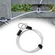 thumbnail image 5 of Cable de acero recubierto de seguridad de 1,2 m con doble bucle, resistente, para escalera de barco blanco, 5 of 8
