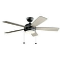 thumbnail image 2 of Kichler Starkk 52" Satin Black Integrated LED Ceiling Fan with Reversible Blades, 2 of 11