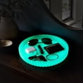 thumbnail image 6 of Lunxisen 1 Pcs Glows In The Dark Bathroom Tray Silicone Vanity Organizer Waterproof Countertop Tray for Toiletries Cosmetics Jewelry Dish Decor(23*23*2cm), 6 of 8