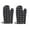 Black, variant on Vikakiooze Winter Gloves 2PC Oven Gloves Grill Gloves Slippery Cooking Gloves for Cooking Baking Grilling