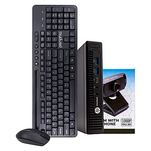 HP EliteDesk 800G2 Micro Desktop Computer PC, Intel Quad Core i5, 8GB