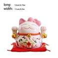 thumbnail image 2 of QualitChoice Ceramic Fortune Cat Figurine Lucky Cute Style Crafts Cartoon Animals Statue Storage Box Piggy Bank Office Desktop Type 1 Type 2, 2 of 6