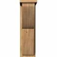 thumbnail image 2 of 7 1/2"W x 14"D x 26"H Crestline Smooth Corbel w/Backplate, Western Red Cedar, 2 of 9