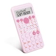 thumbnail image 1 of Mistaha Multi-functional Calculator with 240 Operations, Large LCD Screen and Button Cell Battery - Pink Color Option, 1 of 7