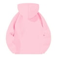 thumbnail image 4 of Letdown Mens Womens Hoodies Pullover Quarter Zip Casaul Long Sleeve Hooded Sweatshirt Drop Shoulder Cinch Waist Tops Early Spring Clothes (Pink,M), 4 of 5