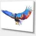 thumbnail image 2 of Eagle Double Exposure Illustration - Large Animal Canvas Art Print, 2 of 4