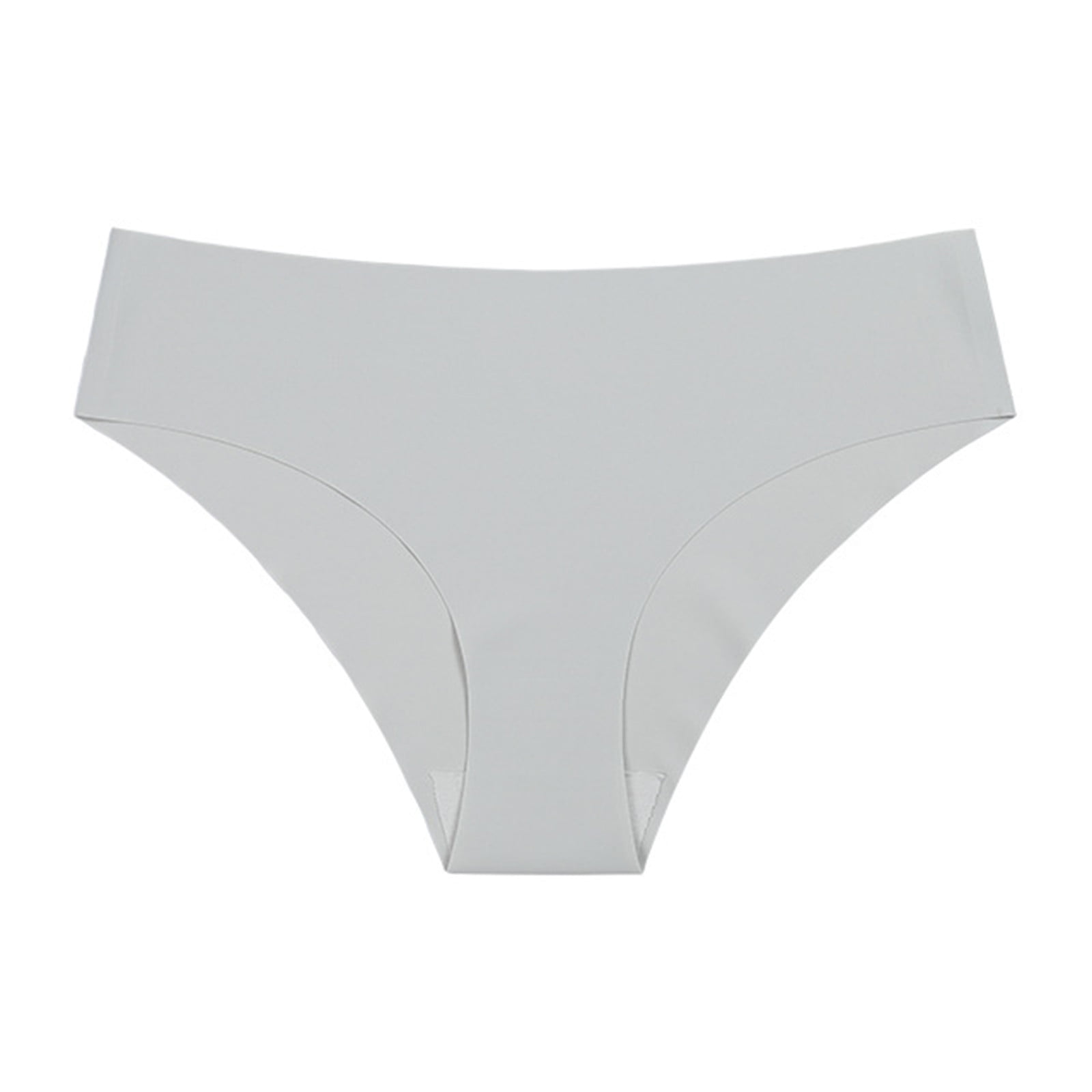 Qcmgmg Ladies Panties Seamless Low Rise Cheeky Bikini Underwear for Women  Plus Size Pink XL 