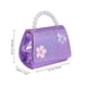 thumbnail image 3 of 1 Pc Flower Pattern Crossbody Bag Creative Chain Bag Mini Pearl Handbag for Children Kids (Purple), 3 of 4