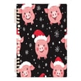 thumbnail image 2 of Notebook 8.3x5.7x0.4 Inch One Sizex1 Journey Note Diary Hardcover Notebook 60 Pages,80g Paper Writing Smooth and Not Easy to Break Christmas Pig, 2 of 8