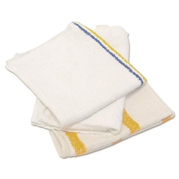 Hospital Specialty Counter Cloth/Bar Mop Value Choice White 25 Pounds/Bag 53425BP